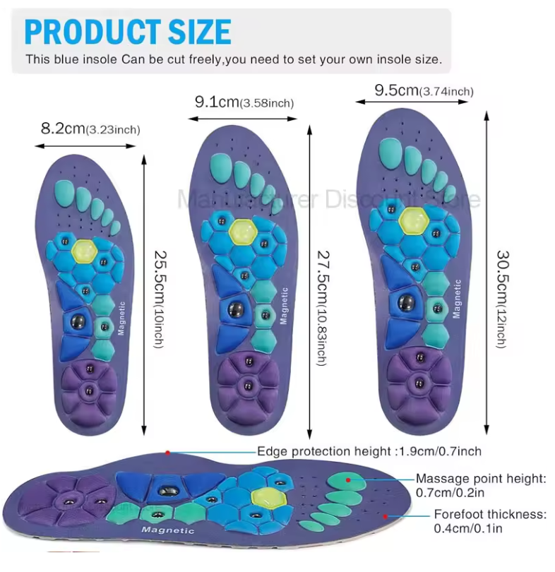 New Unsiex Magnetic Insoles For Men & Women